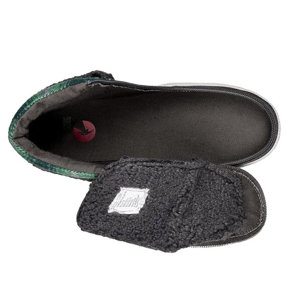 NEW Billy Footwear Womens Cuff Sneaker Adaptive Boot Charcoal Size 9 M KF193 - Picture 2 of 6